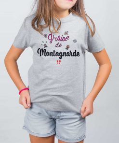 T SHIRT ENFANT : Graine de montagnarde