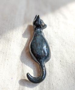 Wall Hook : Porcelain Cat