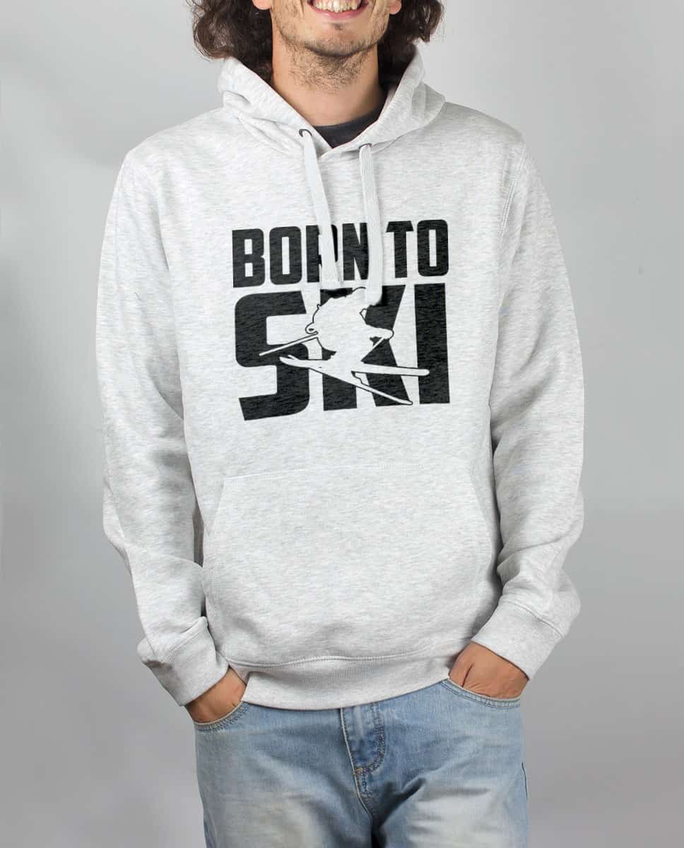 SWEAT HOMME : BORN TO SKI - Image 3