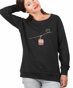 PROMO PULL FEMME :  TELECABINE LOVE-NOIR-M
