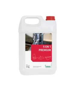 5 EN 1 PREMIUM Désinfectant sanitaires Bidon 5 litres ANIOS
