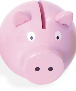 Tirelire cochon rose en bois – Vilac
