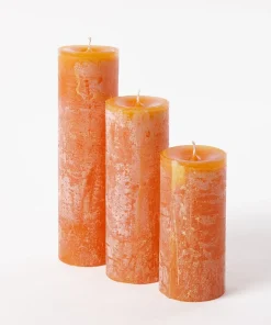 Bougie cylindrique rustique Indian summer