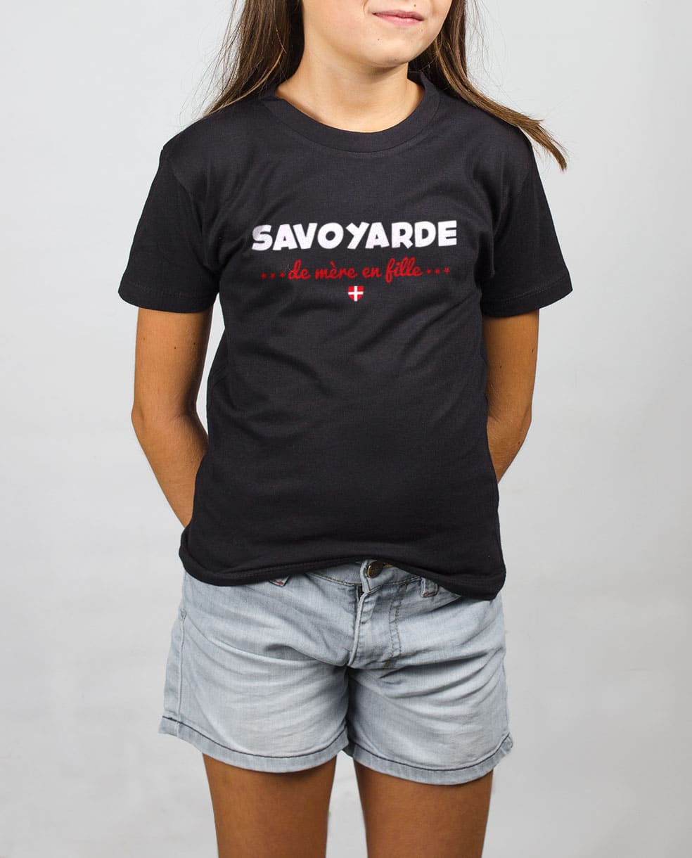 T SHIRT ENFANT : SAVOYARDE DE MERE EN FILLE - Image 2