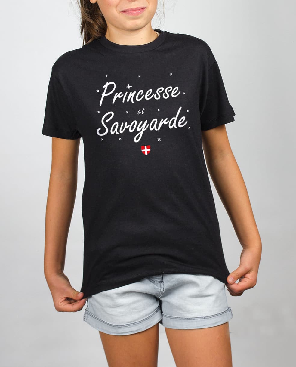 T SHIRT ENFANT : PRINCESSE ET SAVOYARDE